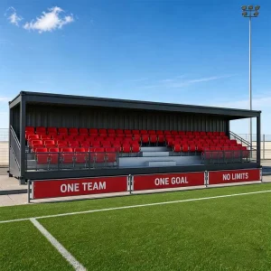 Mobile Grandstand Bleachers Sports Football Rugby Field Stadium Grandstand Soccer Spectator Stands for Wheelchair for Stadiums