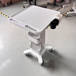 Mobile Hospital Laptop Trolley Cart with Oral Scanner and Endoscope Holder for Comprehensive Use in Gym