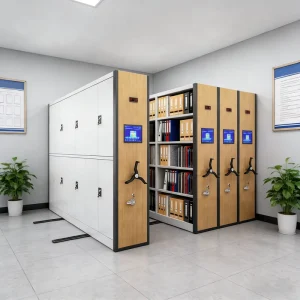 Mobile Metal Shelving Electric Compactor Library Steel Dense Cabinet Intelligent Movable File Cabinet System Dense Cabinet