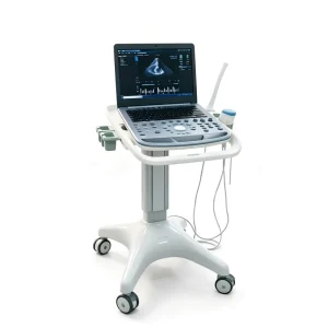 Mobile Ultrasound Machine Cart Hospital Medical Trolley Adjustable Probe Holder Gel Cup Diagnostic Imaging Center Trolley