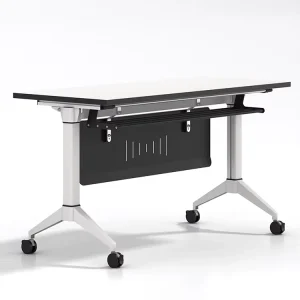 Model Portable School Office Conference Table Folding Desk Foldable Movable Table for Office Training Room