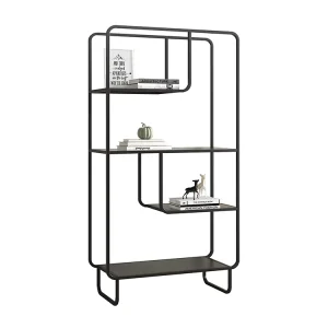 Model Toy Display Shelf for Living Room Book Storage Rack Corner showcase Design Bookshelf Metal Arch Bookcase
