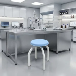 Model YD06 4 Plastic Legs Modern Lab Stool Chair for School and Bedroom Living Room Use