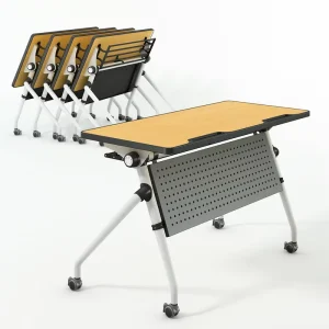 Modem Simple Design Handy Movable Office Folding Training Table