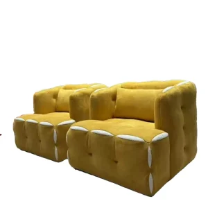 Moder FURNITURE Living Room Modern Fabric Chaise Italian Bobble Modular Sectional Sofa Set