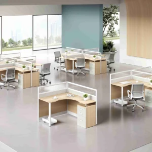 Modern 1 6 Person Modular Office Furniture Open Workstation Desk Partition Cubicle Staff Table Office Desk