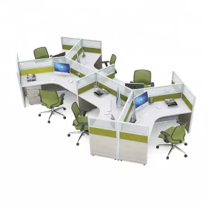 Modern 120 Degree Office Workstation Cubicle Office Cubicle Workstation Partition
