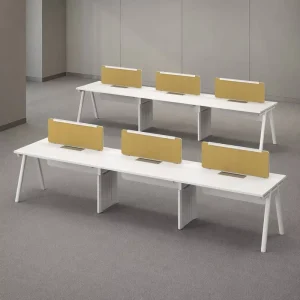 Modern 2 4 6 Seater Office Workstation Modular Bench Desk Open Workspace Furniture Shared Staff Table Design