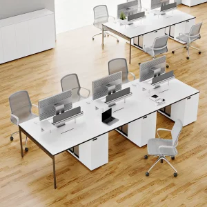 Modern 2-6 Person Workstation Design Workstation Desk Office Furniture