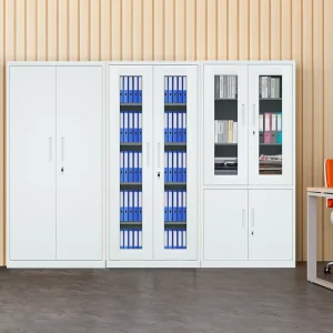 Modern 2 Door Steel Cupboard with Lock Office Metal File Storage Cabinet for School & Workshop for Office Use