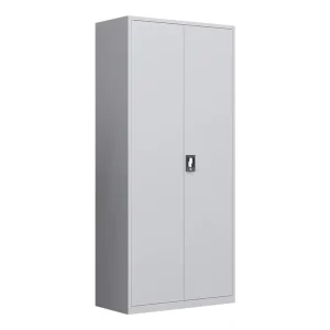 Modern 2 Door Steel Filing Cabinet with 4 Adjustable Shelves Lockable and Eco Friendly for School and Hospital Use