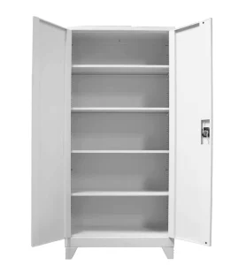 Modern 2 Doors File Cabinet with 4 Adjustable Shelves 2 Flat Doors Filing Cabinet Office Cabinet for Home Living Room Workshop
