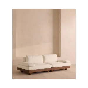 Modern 2 Seat Teak Outdoor Furniture Garden Sofas for Home Hotel or Leisure for Courtyard or Living Room Use