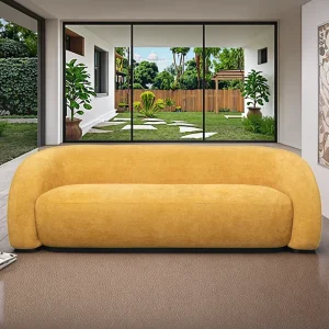 Modern 3 Seater Chesterfield Sofa High Quality European Tufted Fabric Hotel Villa Living Room Sponge Filling Couch&Sofa