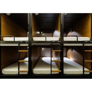 Modern 4 Person Capsule Bed New Hostel Steel Bunk Beds for Home University Dormitory Hotel Apartment Hospital