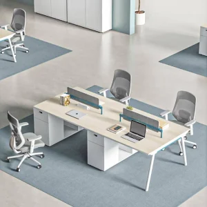 Modern 4 Seater Office Desk Workstation Office Partition Cubicle Workstation Desk Office Furniture Cubicle Partition System