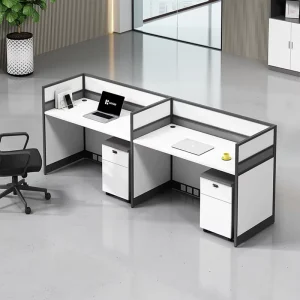 Modern 6 Person Modular Office Cubicle Modern Workstation Desk For Home Office Hospital Durable Call Center Partition