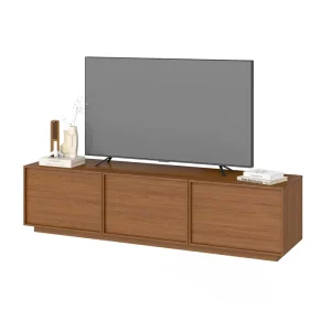 Modern 70.87″ TV Stand with Storage Wooden Entertainment Center for TVs up to 80″