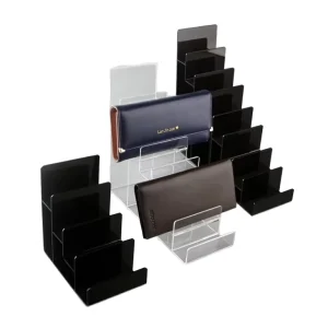 Modern Acrylic Pre Assembled Display Stand Rack for Indoor Use