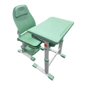 Modern Adjustable Height School Desk and Chair Set for Classroom Learning