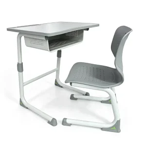 Modern Adjustable Height School Furniture Study Desk Chair for High School Classrooms Dining Bedroom Living Room Home Office