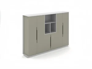 Modern Adjustable Lockable Wooden Filing Cabinets for Commercial Home Office and Workshop Use
