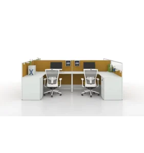Modern Adjustable Modular Office Cubicle Staff Workstation Desk Table with Eco Friendly Design for School Use