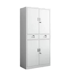 Modern Adjustable Steel Office File Cabinet with 2 Drawers Hospital Filing Cabinets Metal Construction