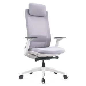 Modern Adjustable Swivel Office Chair with Mesh Back for Breathability Comfort Ergonomic Design for Senior