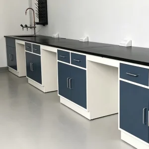 Modern All Steel Laboratory Bench Full Steel Lab Table with Base Cabinet for Biochemical Lab