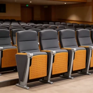 Modern Aluminum Alloy Auditorium School Chairs Theater Furniture Comfortable Design