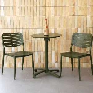 Modern Aluminum Outdoor Dining Chairs and Tables for Villas Hotels Restaurants & Parks Waterproof & Eco Friendly
