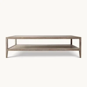 Modern American Style Coffee Table Rectangular Solid Wood