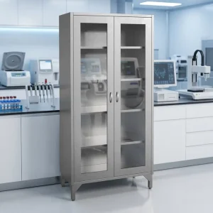 Modern Aseptic Hospital Cabinet Customized Lockable Medicine Storage Cabinet for Clinic
