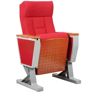 Modern Auditorium Theater Furniture Lecture Hall Classroom Conference Seats Row Chairs Small Table Board Foldable Iron