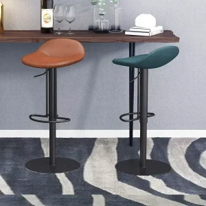 Modern Bar Stool Height Adjustable Rotating Kitchen Counter High Stool HD 709