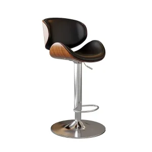 Modern Bar Stools New Design Leather Club Chairs Adjustable for Home Bar Hotel Dining Outdoor Basement Use
