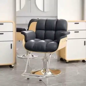 Modern Barber Chairs Classic Fashionable Customized Salon Hair Chair Made High Synthetic Leather Metal for Beauty