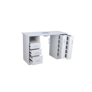 Modern Beauty Salon Wooden Folding Nail Table Dust Collector Super Durable Commercial Manicure Furniture Made
