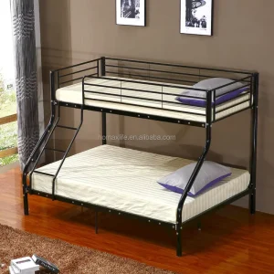 Modern Bedroom Furniture Metal Triple Bunk Bed for School Dormitory