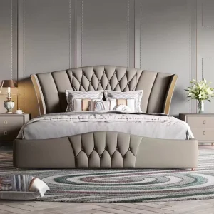 Modern Bedroom Set Hotel Bed Set Furniture Wood Bedroom Furniture Luxury King Size Bed