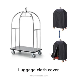 Modern Bellman Cart Hotel Luggage Trolley Luggage Hotel Room Service Trolleys Trolley Cart for Hotel Hotel Cart Trolley