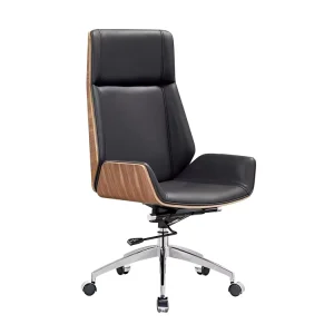 Modern Bent Wood Office Chair Bentwood Back Executive Chair MOQ 1 PC Passed EN 1335 Test