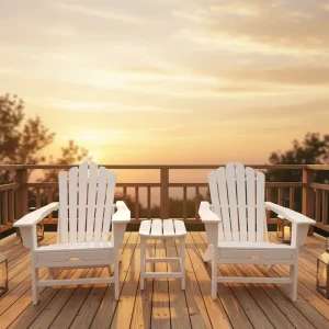 Modern Biophilic HDPE Bench Natural Wood Look Recycled Plastic Outdoor Seating for Eco-Conscious Retailer Showroom