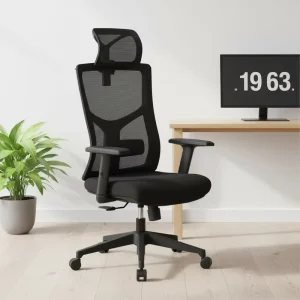 Modern Breathable Mesh Ergonomic Computer Office Chair Adjustable Armrests Height Adjustable Executive Swivel Chair for Office