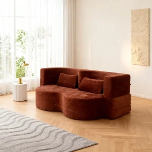 Modern Bubble High Quality Compression Sofa Modular Sponge Living Room Compression Sofas Magical 2 in 1 Compression Sofa Foshan