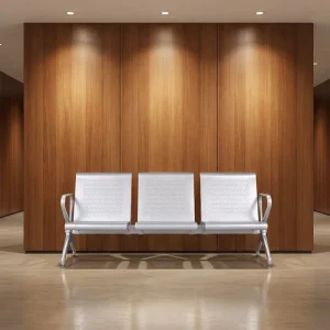Modern Bus Station Waiting Chairs for Public Areas Cold Rolled Steel Commercial Furniture for Office and Bank