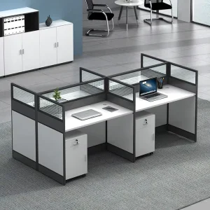 Modern Call Center Modular Office Cubicle Workstation 6 Persons Office Partition Workstation Desk