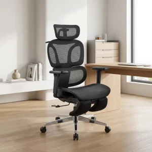 Modern Ceo Reclining Full Mesh Ergonomic Executive Office Chair With Footrest