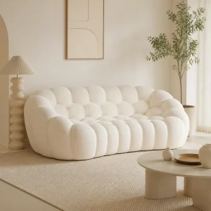 Modern Chesterfield Sofa Set Tufted Upholstered Villa Living Room Apartment 1 3 Seater Vacuum Compressed Lazy Sofa